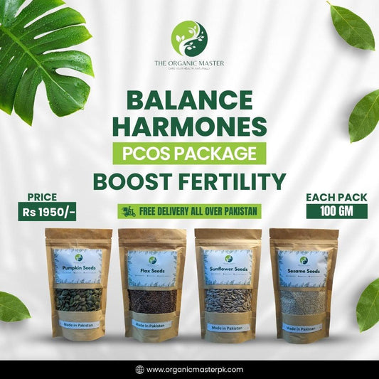 PCOS SEED CYCLING FOUR SEEDS PACKAGE (free delivery)