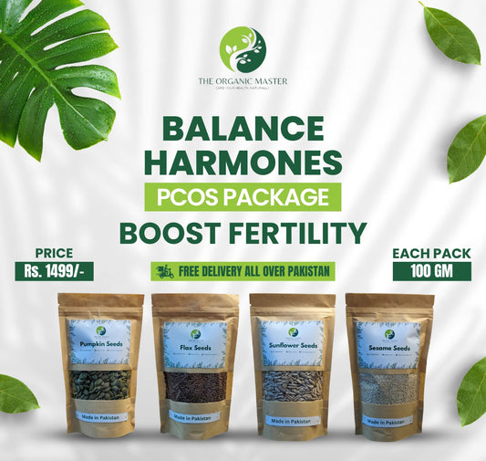 PCOS SEED CYCLING FOUR SEEDS PACKAGE (free delivery)